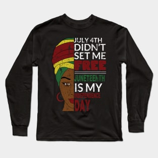 Juneteenth Afrocentric Celebration Long Sleeve T-Shirt